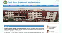 Desktop Screenshot of mppwd.gov.in